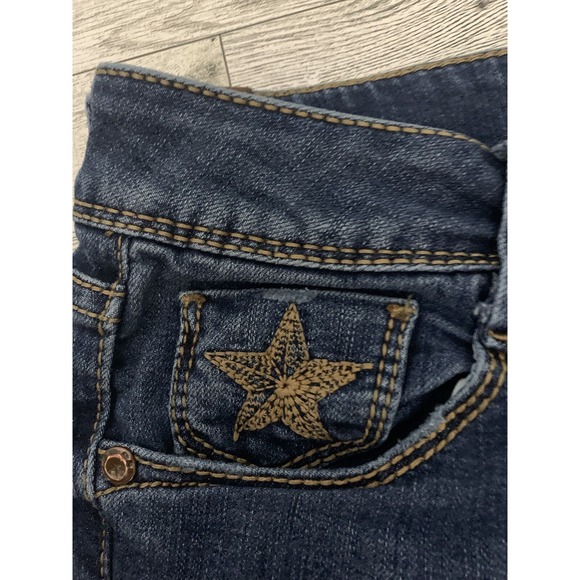 PEOPLES LIBERATION Crop Jeans‎ Size 7/8 Gem Embroidered - Picture 4 of 12